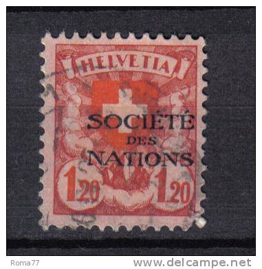 SS2642 - SVIZZERA 1924, Servizio N. 58 Usato - Dienstzegels