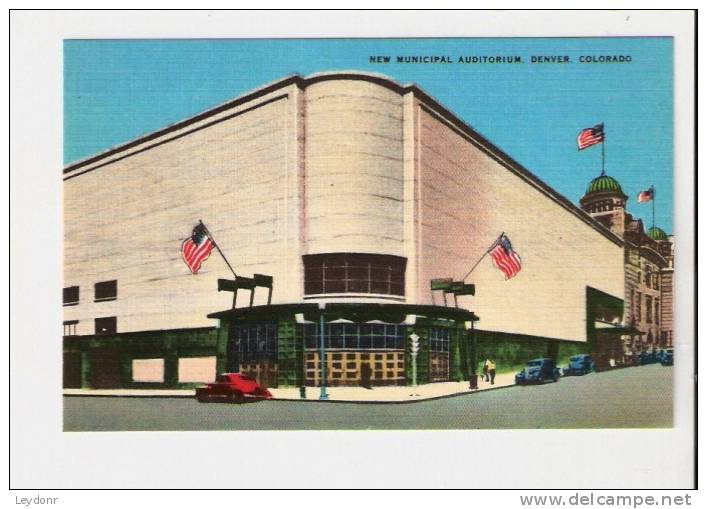 New Municipal Auditorium, Denver, Colorado - Denver