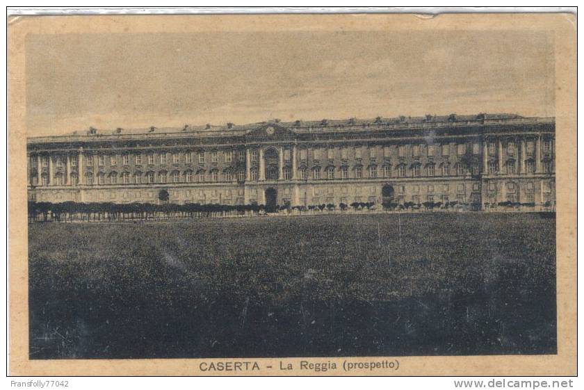 ITALY - CAMPANIA - CASERTA - LA REGGIA - THE ROYAL PALACE - 1937 - Caserta