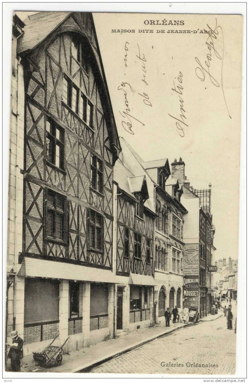 ORLEANS. - Maison Dite De Jeanne D'Arc. Pub SINGER Et Quincaillerie MOUSSET - Orleans