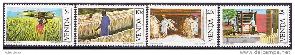 Venda 1982 Yv. 54-57 Culture And Industry MNH - Venda