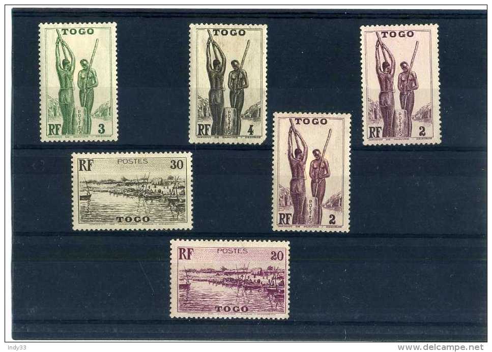 - FRANCE COLONIES  . TOGO . ENSEMBLE DE TIMBRES DE 1941 - Unused Stamps