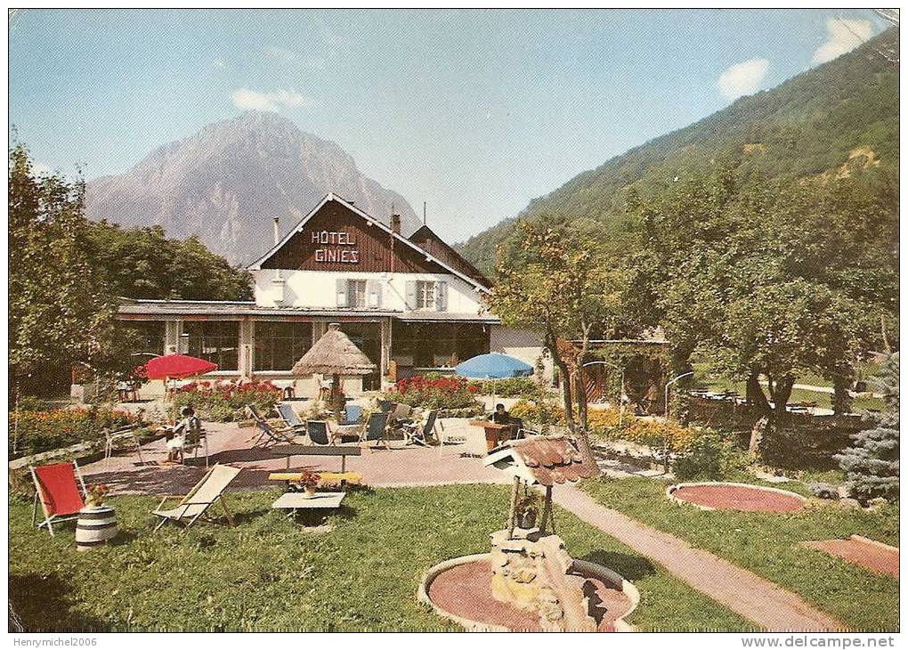 Allemont En Oisans ( Isere) Hotel Restaurant Gines Et Golf , André Grenoble - Allemont