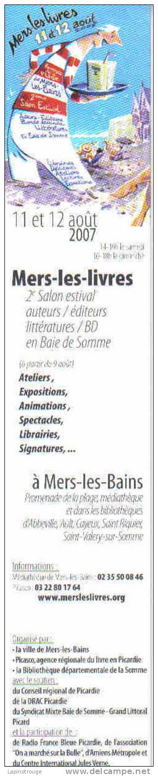 Marque Page KOKOR Festival BD Mers Les Bains 2007 (L'Ours Est Un écrivain Comme Les Autres - Bookmarks