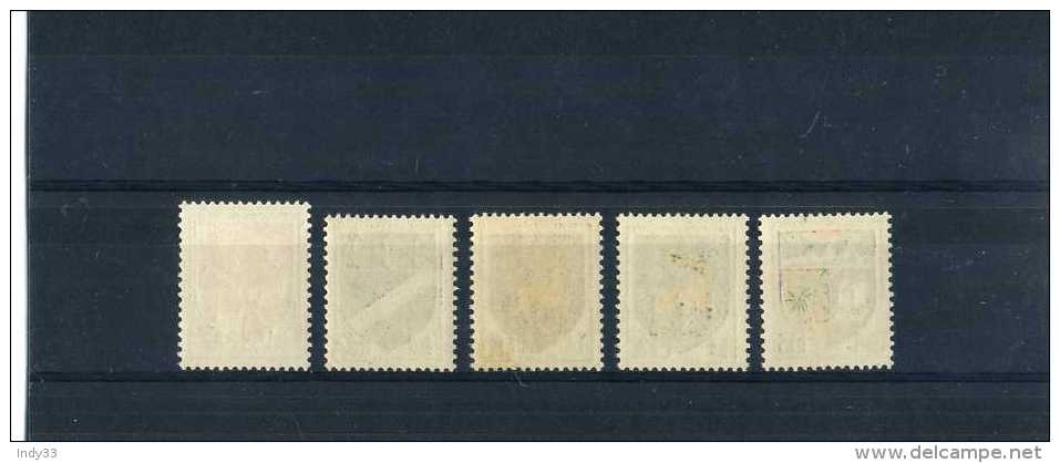 - FRANCE COLONIES . REUNION 1949/75  . TIMBRES CFA - Ongebruikt