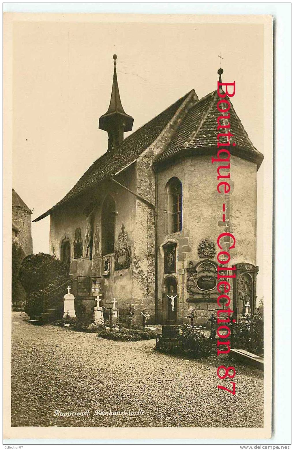 SUISSE - SG - CANTON De SAINT GALL - RAPPERSWIL - BEINHAUSKAPELLE - RARE - DOS VISIBLE - Rapperswil-Jona