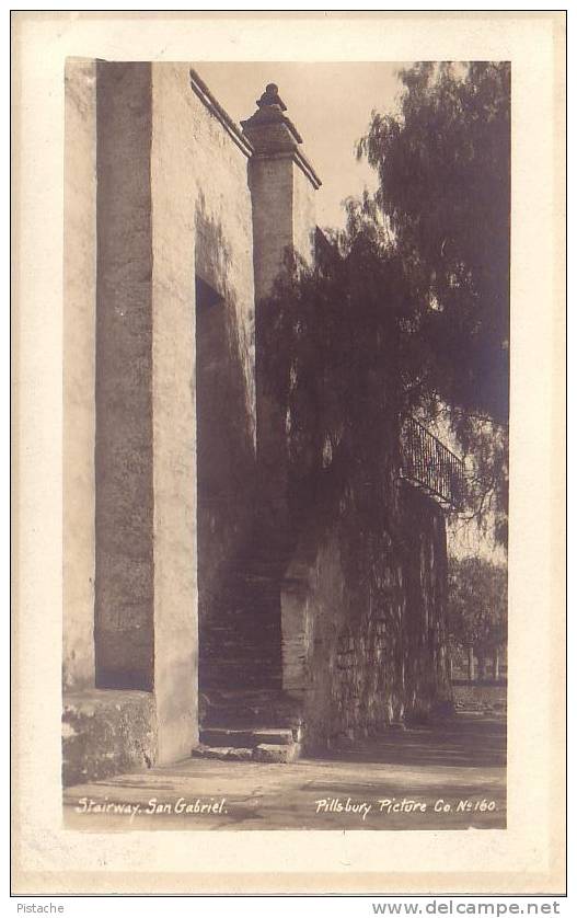 Carte Photo - Stairway San Gabriel Californie - Pillsbury Picture # 160 - Neuve Impeccable - Other & Unclassified