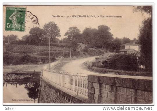 MOUCHAMPS-L´OIE - Le Pont De Maclouzeau - Autres & Non Classés