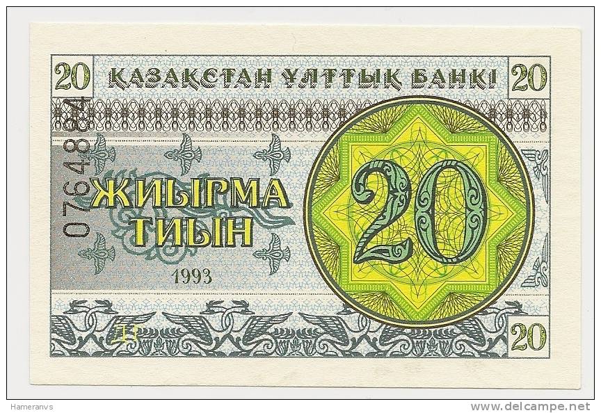 Kazakistan 20 Tyin 1993 UNC - P.5 - Kazachstan