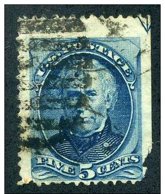 United States 1875 Scott # 179 Used Small Tear Bottom Right. Natural Straight Edge. - Usati