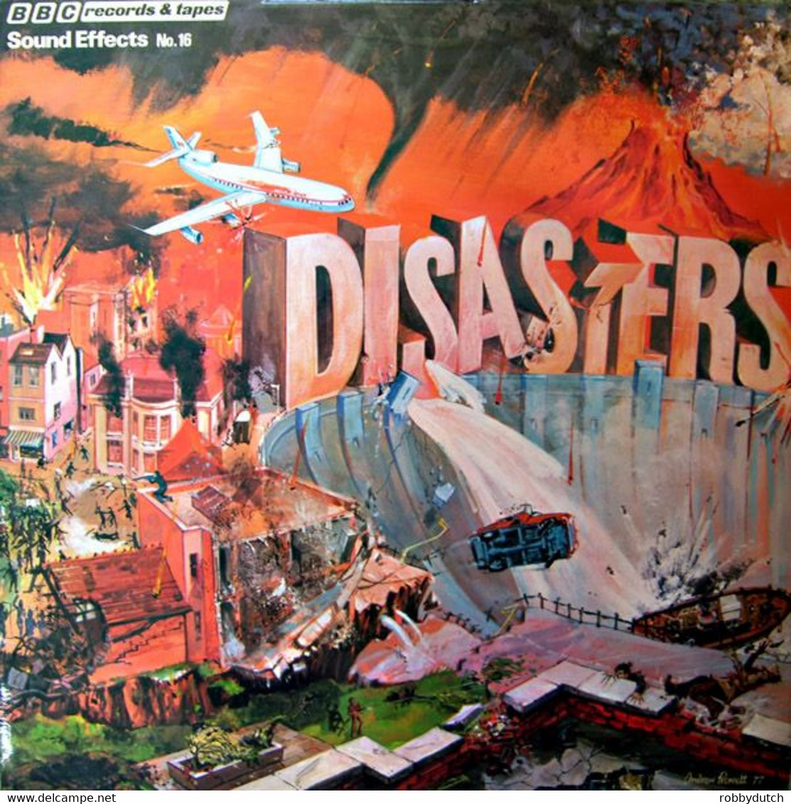 * LP *  SOUND EFFECTS: DISASTERS (BBC 1977 Ex-!!!) - Complete Collections