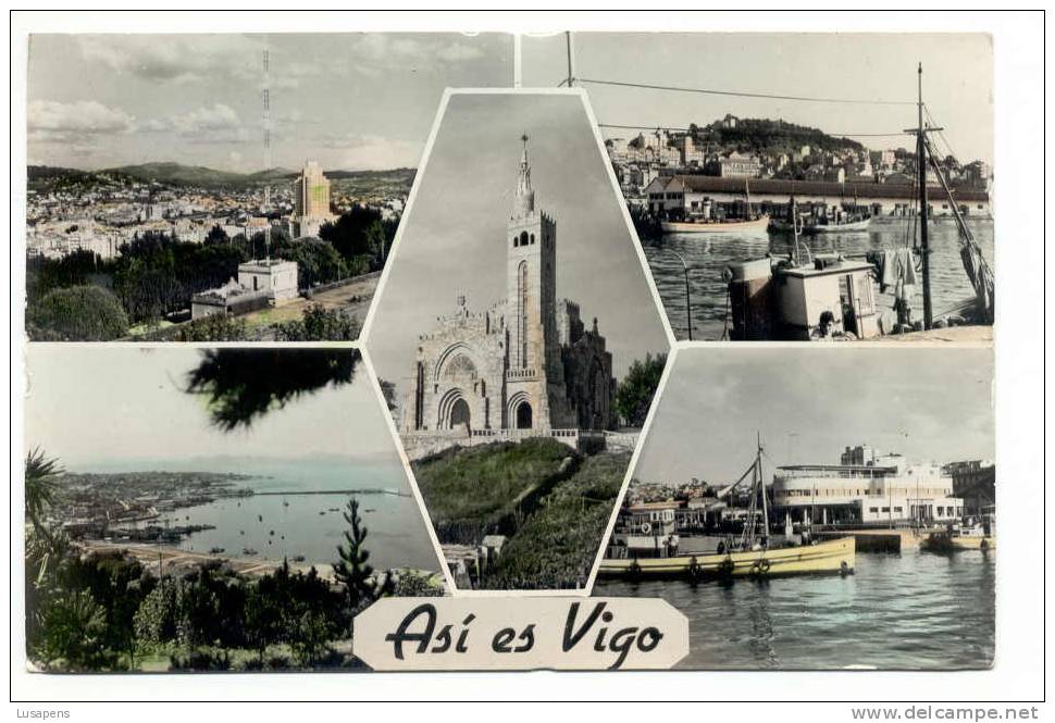 OLD FOREIGN 3646 - ESPAÑA SPAIN - VIGO - ASI ES VIGO - La Coruña