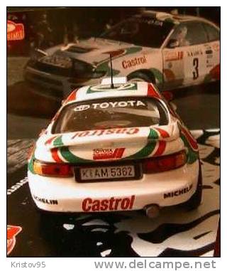 TOYOTA CELICA TURBO 4WD RALLYE MONTE CARLO 1993 AURIOL 1/43 IXO ALTAYA - Ixo