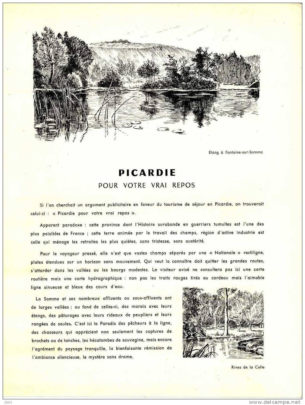 La Somme Touristique - De Beaux Textes Agrémentés De Très Beaux Dessins - Picardie - Nord-Pas-de-Calais