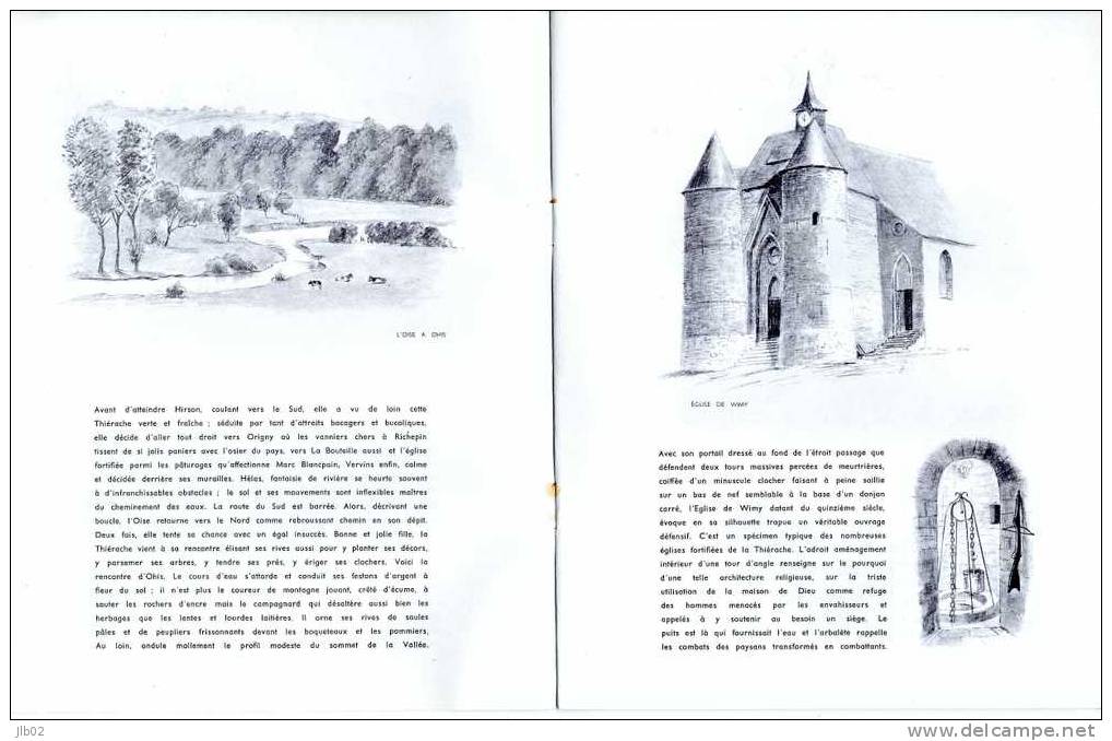 Val D'Oise .... Dans L'Aisne - De Beaux Textes Agrémentés De Très Beaux Dessins - Picardie - Nord-Pas-de-Calais