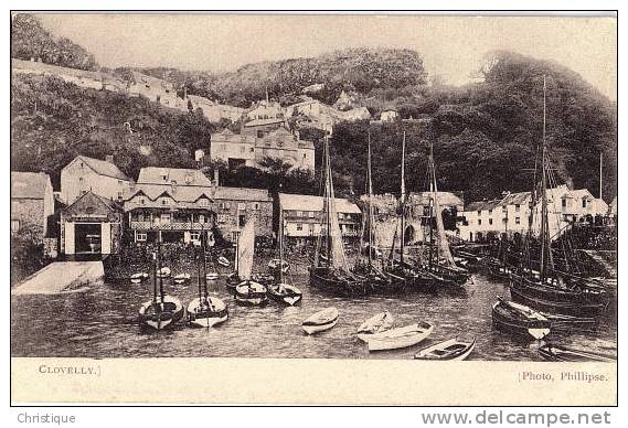 Clovelly, Devon. 1900-10s - Clovelly