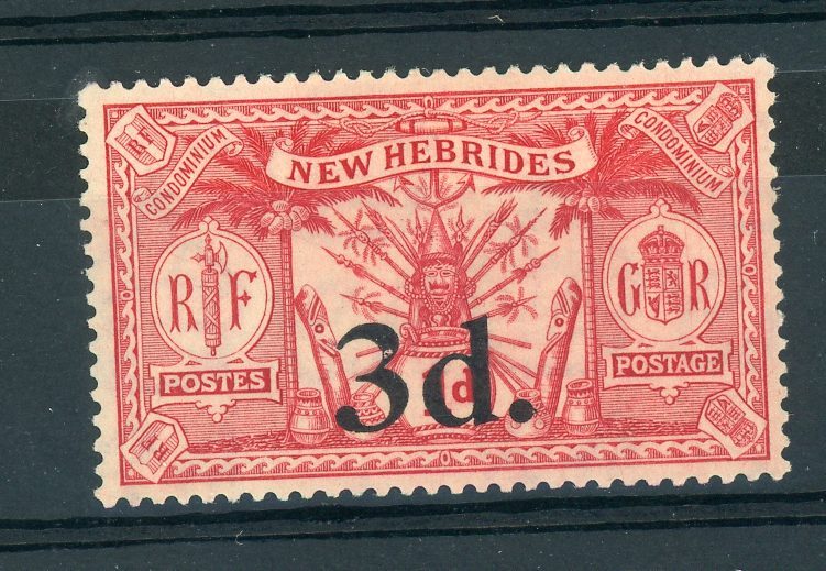 Nouvelles Hébrides  :  Yv 78 *   Signé       ,    N2 - Unused Stamps