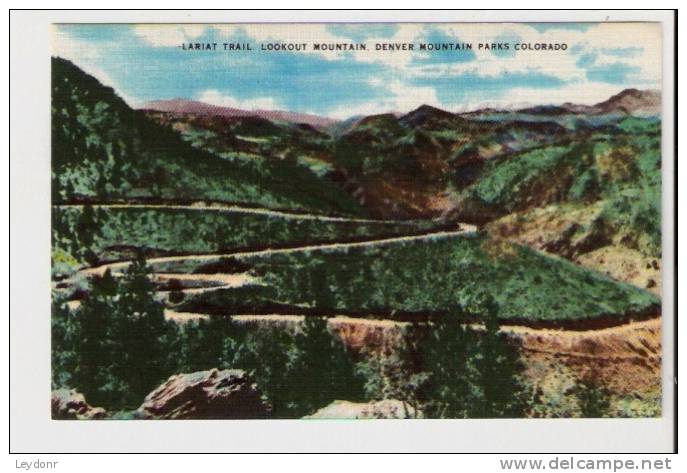 Lariat Trail Lookout Mountain, Denver Mountain Parks Colorado - Denver