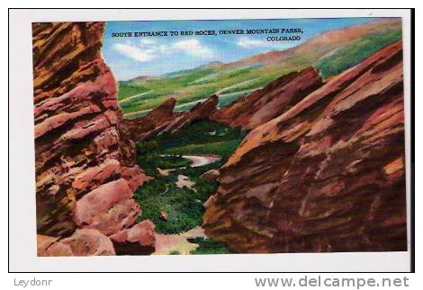 South Entrance To Red Rocks, Denver Mountain Parks, Colorado - Denver