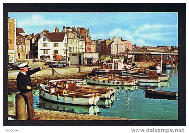 1968 Postcard The Barbican Harbour & Boats Plymouth Devon - Ref 522 - Plymouth