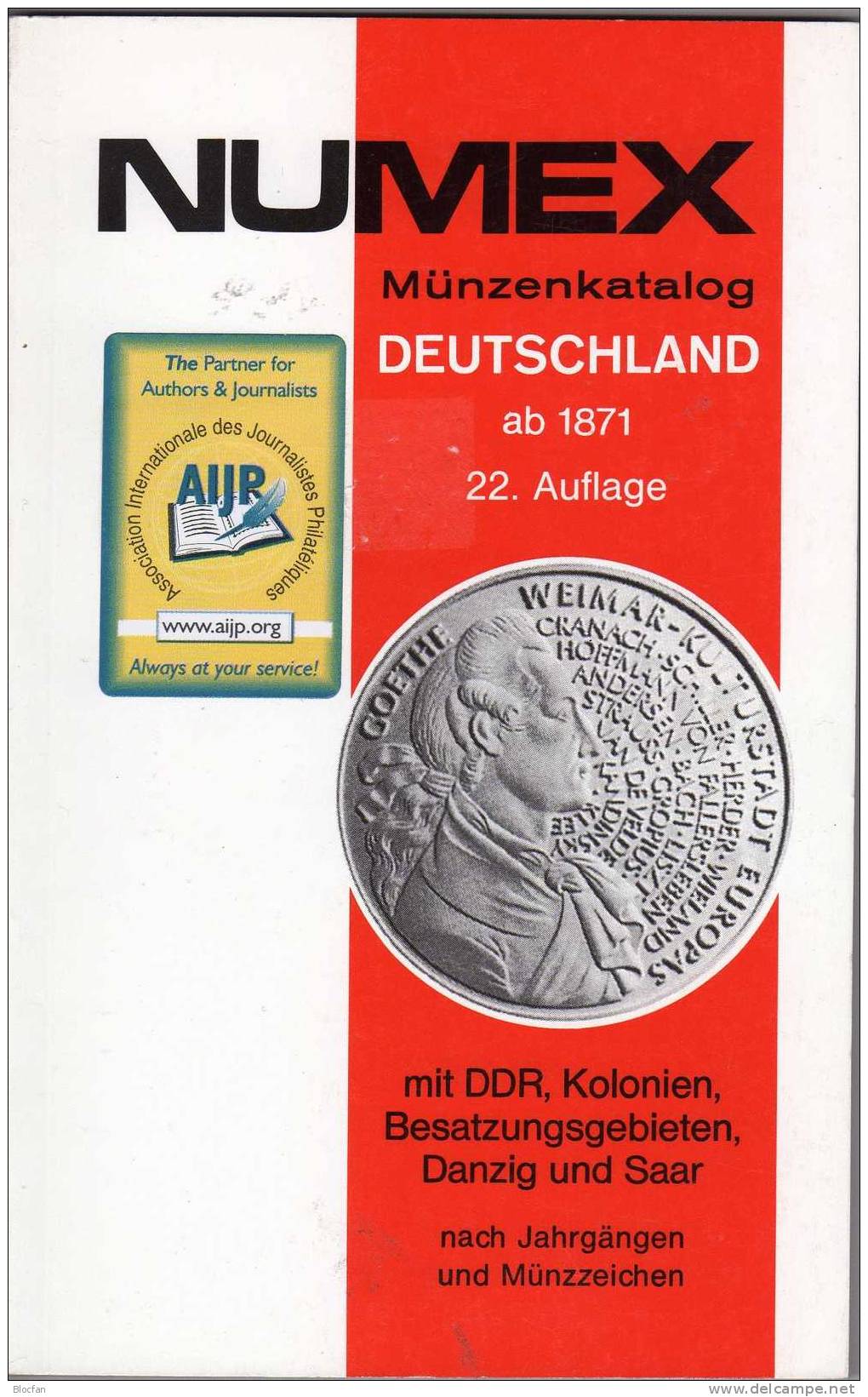 Numex Münzen-Katalog Deutschland 2000 Antiquarisch 8€ Für Münzen In Numis-Briefen Coins Catalogue Of Germany - Literatur & Software