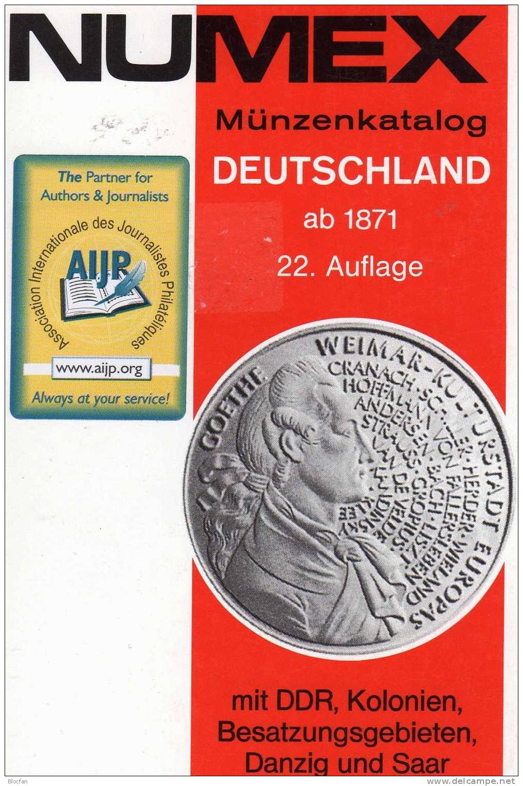 Numex Münzen-Katalog Deutschland 2000 Antiquarisch 8€ Für Münzen In Numis-Briefen Coins Catalogue Of Germany - Boeken & Software