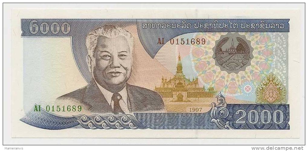 Laos 2000 Kip  1997  - UNC - P.33 - Laos