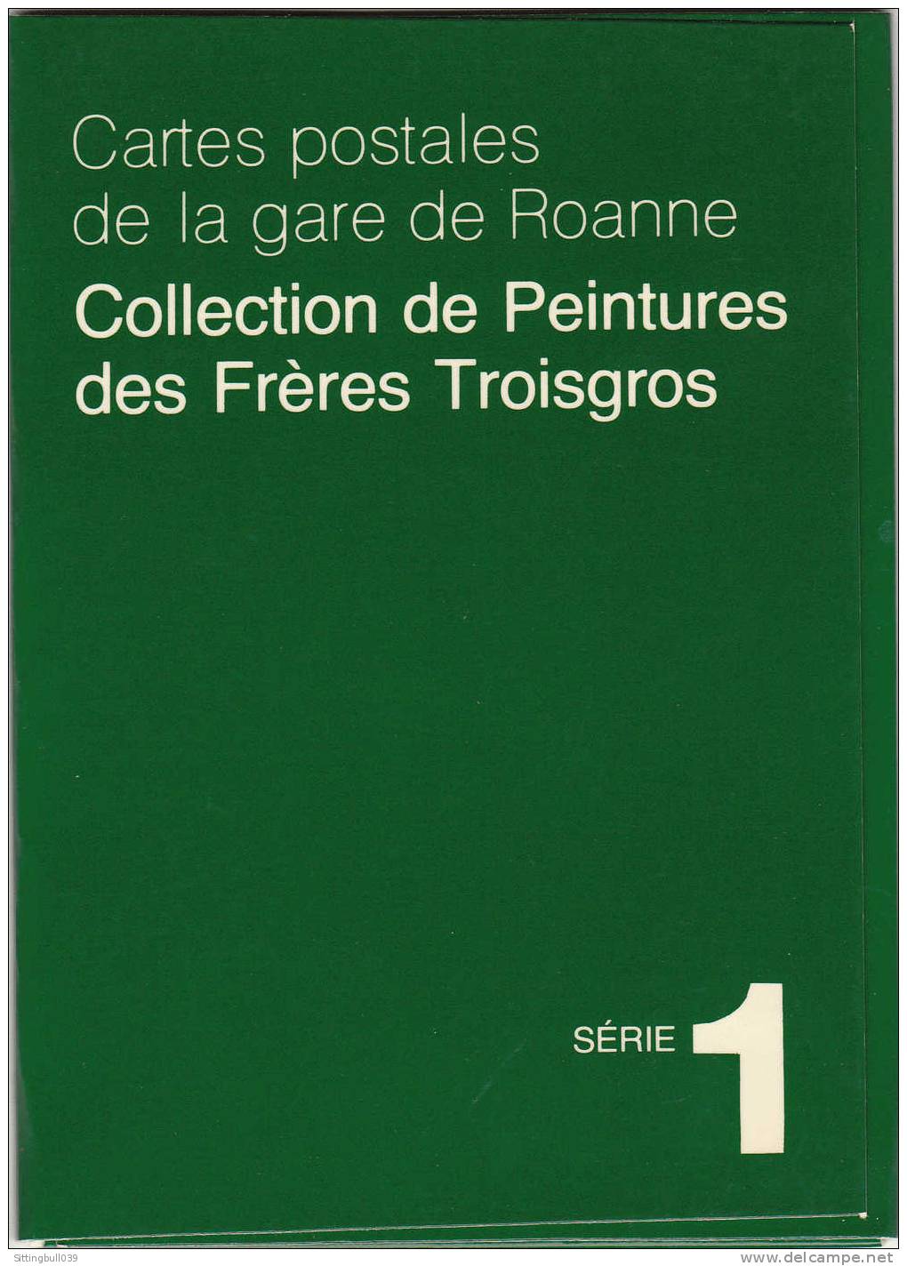 LA GARE DE ROANNE Collec. De Peintures Des FRÈRES TROISGROS CELÈBRES CUISINIERS. Série De 5 CP Sous Coffret. Avant 1990. - Restaurantes