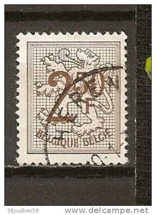 -Belgie  GESTEMPELD  OPC.  NR°  1544  Catw.  0,15  Euro - 1977-1985 Figure On Lion