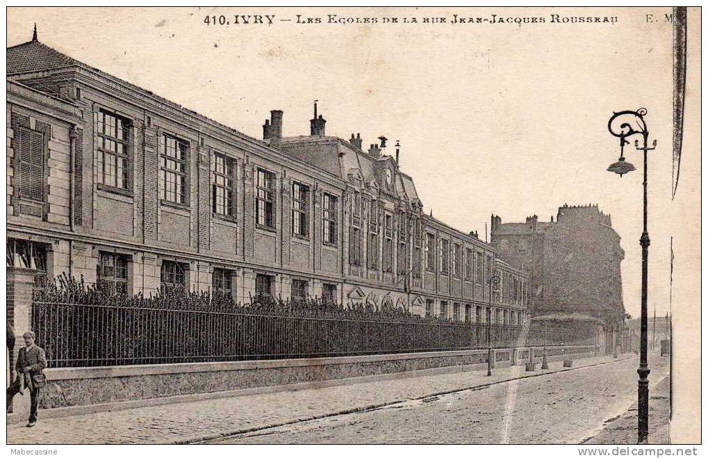 94 Ivry Sur Seine Les Ecoles De La Rue J.J.Rousseau - Ivry Sur Seine