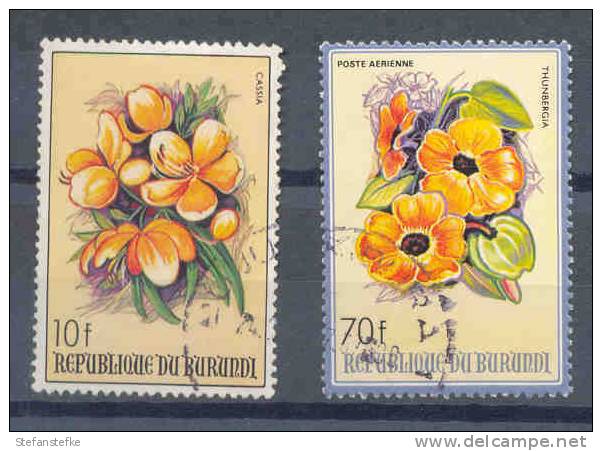Burundi Lot Used FLOWERS  (zie Scan) - Used Stamps