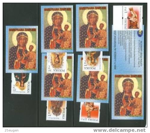 POLAND 2004 SANCTUARIES HOLY MARY 6 Booklets  MNH - Libretti