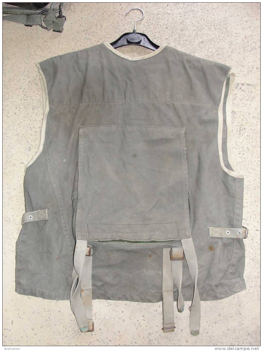 Très Rare Gilet D'un Légionnaire Démineur Du 6°REG ( Régiment Etrangers Du Génie ) - Divise