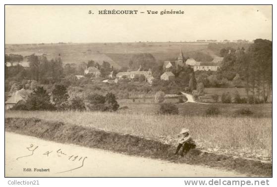 HEBECOURT ... VUE GENERALE - Hébécourt