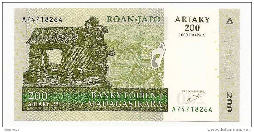 Madagascar 200 Ariary 2004  UNC - Madagaskar