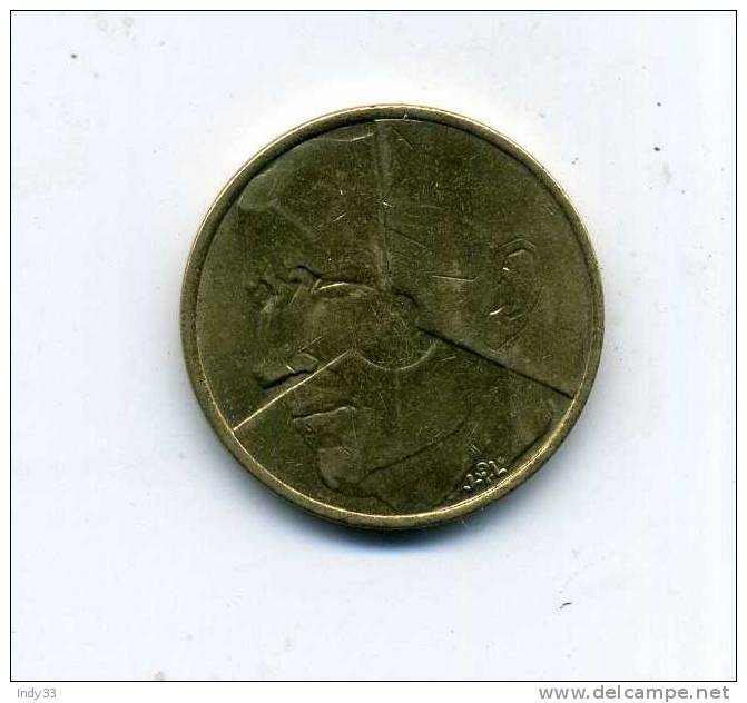 - MONNAIE BELGIQUE 1951/93  . 5 F. 1986 - 5 Francs