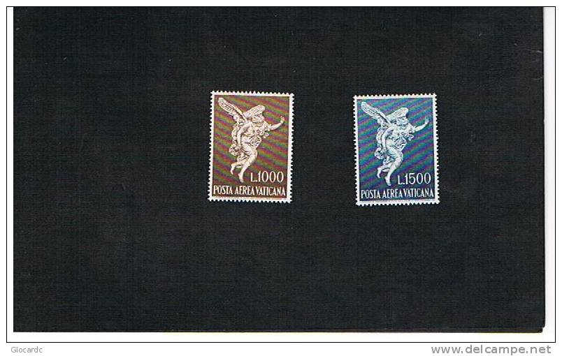 VATICANO - UNIF.A45.46  AEREA . - 1962    ARCANGELO GABRIELE      -  NUOVI (MINT) ** - Airmail