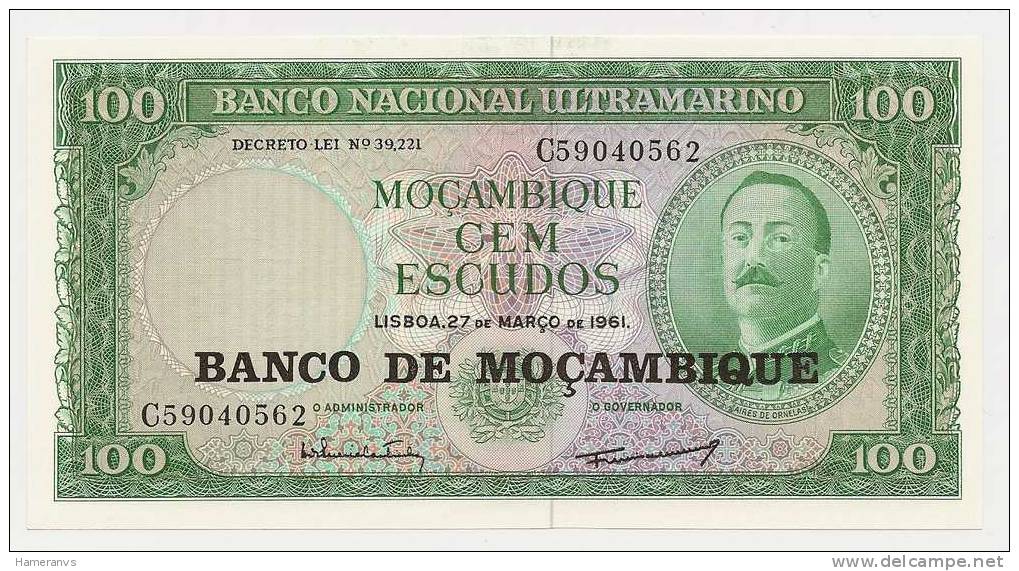 Mozambico 100 Escudos 1976  UNC - P.117 - Mozambique