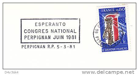 1981 France Perpignan Congres National Esperanto Language - Esperanto