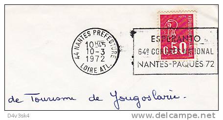 1972 France 44 Loire Atlantique Nantes Congres National Esperanto Paques Language - Esperanto