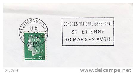 1974 France 42 Loire St Etienne Congres National Esperanto Language - Esperanto