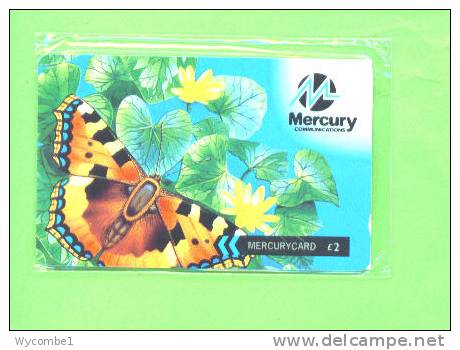 UK - Magnetic Phonecard/Mercury/Butterfly (Mint/Sealed) - [ 4] Mercury Communications & Paytelco