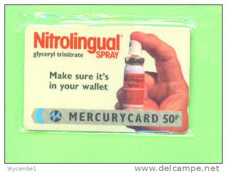 UK - Magnetic Phonecard/Mercury/Nitrolingual (Mint/Sealed) - [ 4] Mercury Communications & Paytelco