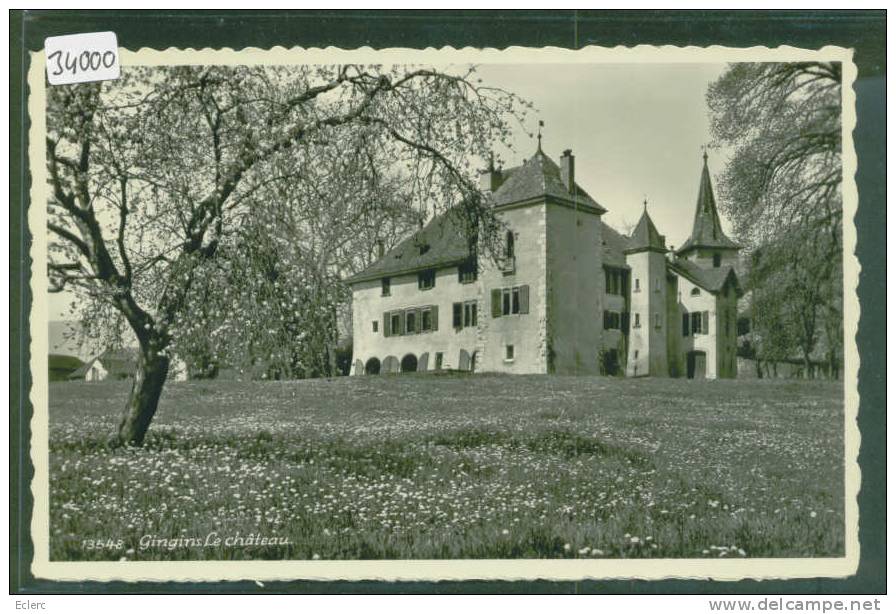 DISTRICT DE NYON ///  GINGINS - LE CHATEAU  - TB - Gingins