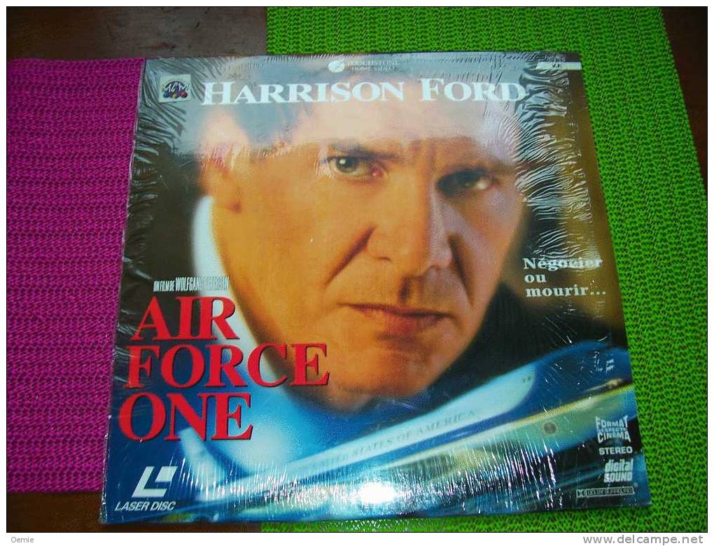 LASERDISC  CDV   °°°   AIR FORCE ONE   HARRISON FORD - Autres Formats