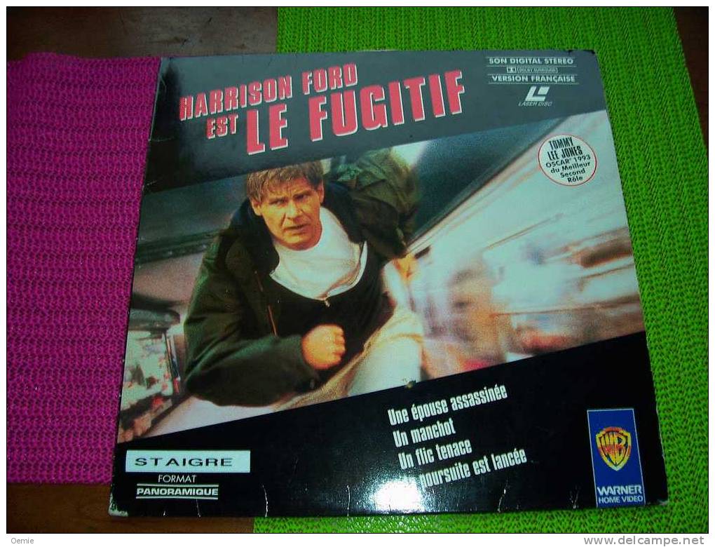 LASERDISC  CDV   °°°  HARRISON FORD  EST LE FUGITIF - Autres Formats