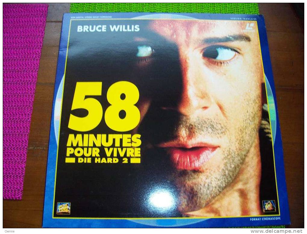 LASERDISC  CDV   °°°  BRUCE WILLIS  58 MINUTES POUR VIVRE  DIE HARD 2 - Autres Formats