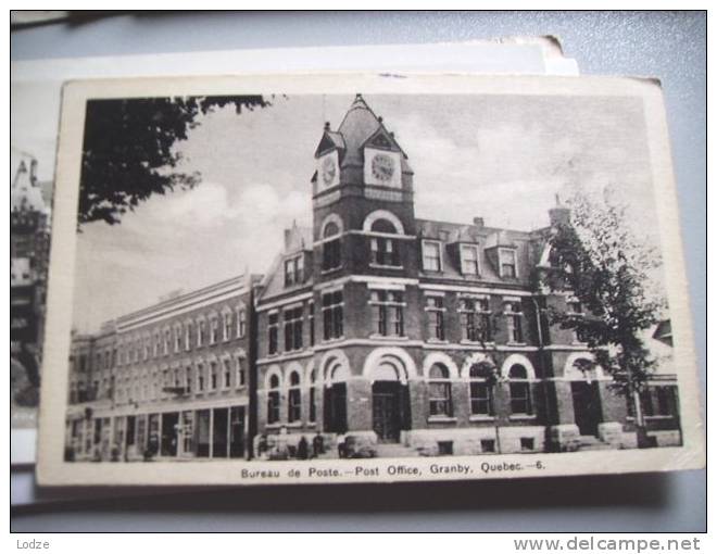 Canada Quebec Granby Postoffice Old - Granby