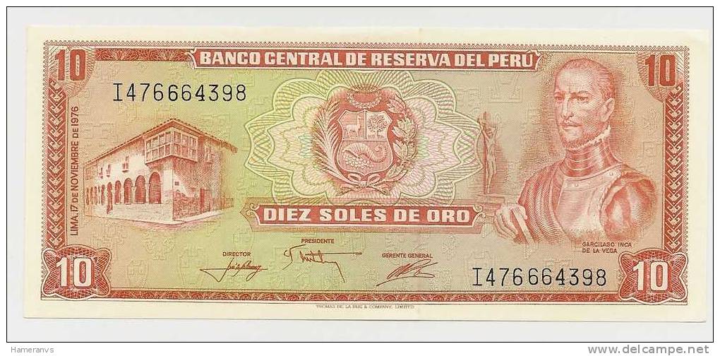 Perù 10 Soles 1976  UNC - P.112 - Perú