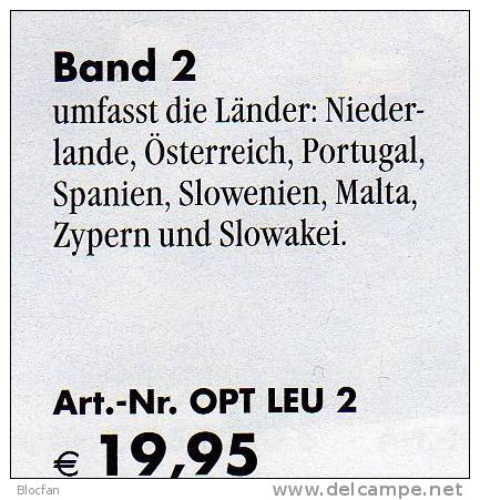 Münz-Album €-Set Angebot Des Monats 20€ In Blau Für 8 Neue Sätze Band I Belgien Bis Luxemburg - Grèce